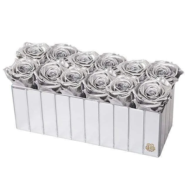 Eternal Roses® Gift Box Silver Forever Roses Gift Box | Lexington Large