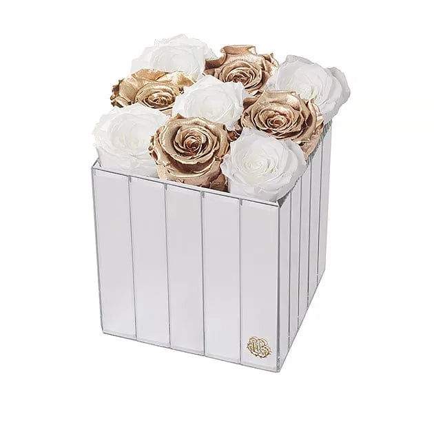 Eternal Roses® Gift Box Baroque Lexington 9 Forever Roses Gift Box