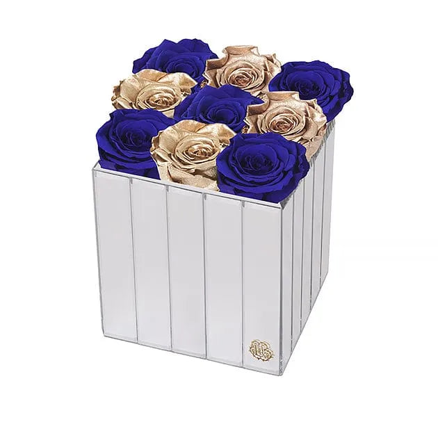 Eternal Roses® Gift Box Royal Gold Lexington 9 Forever Roses Gift Box