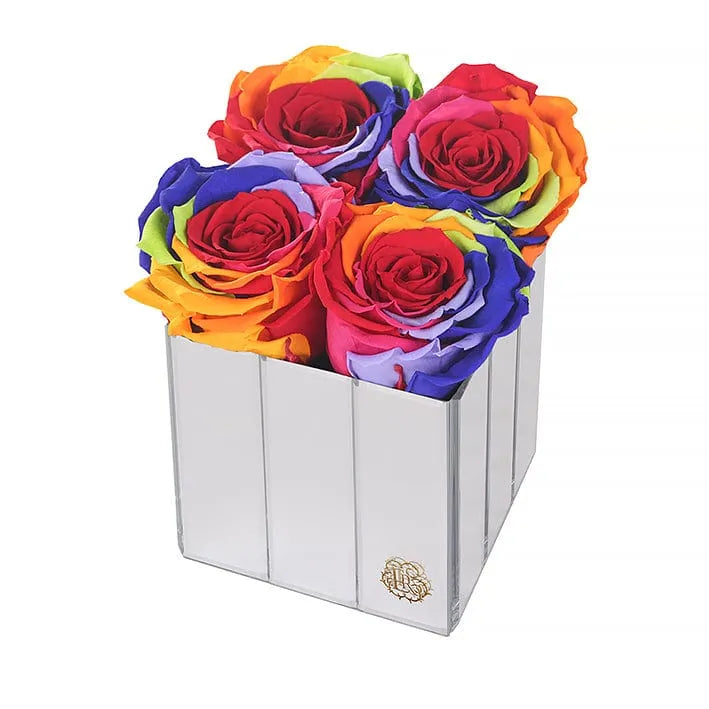 Eternal Roses® Gift Box Rainbow Lexington Small Forever Roses Gift Box