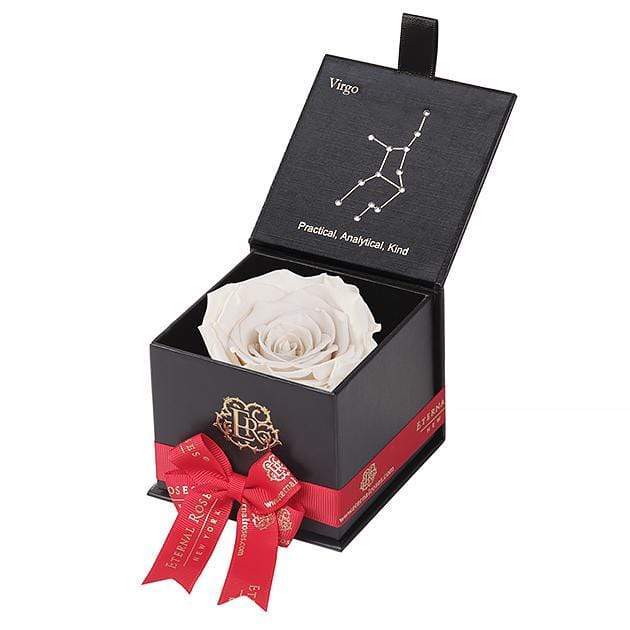 Eternal Roses® Astor Gift Box Black / Pearl Astor Eternal Rose Gift Box - Virgo