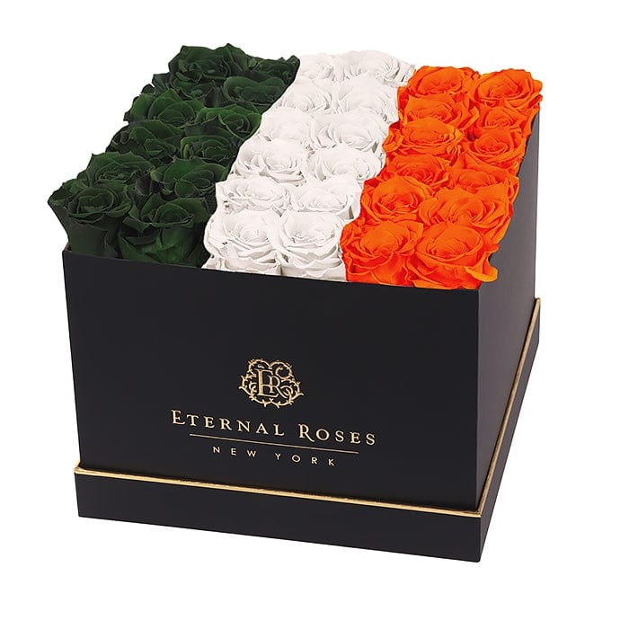 Eternal Roses® Centerpiece Lennox Grand Gift Box in Flag Design
