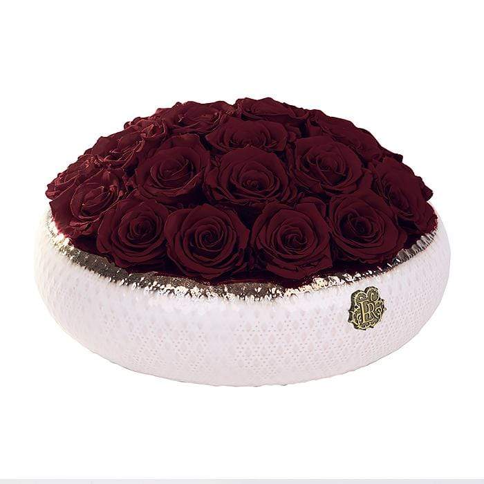 Eternal Roses® Centerpiece Medium / Wineberry Soho CLASSIC Eternal Roses Arrangement