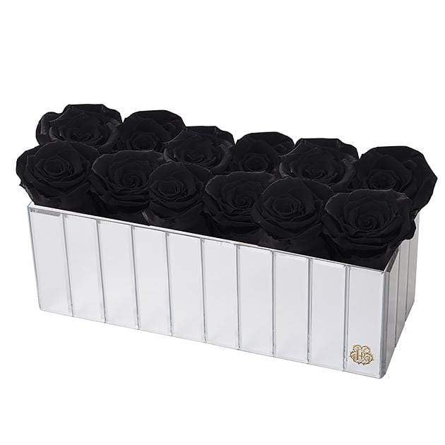 Gift Roses In A Box. Perfect Black Roses Box for Halloween