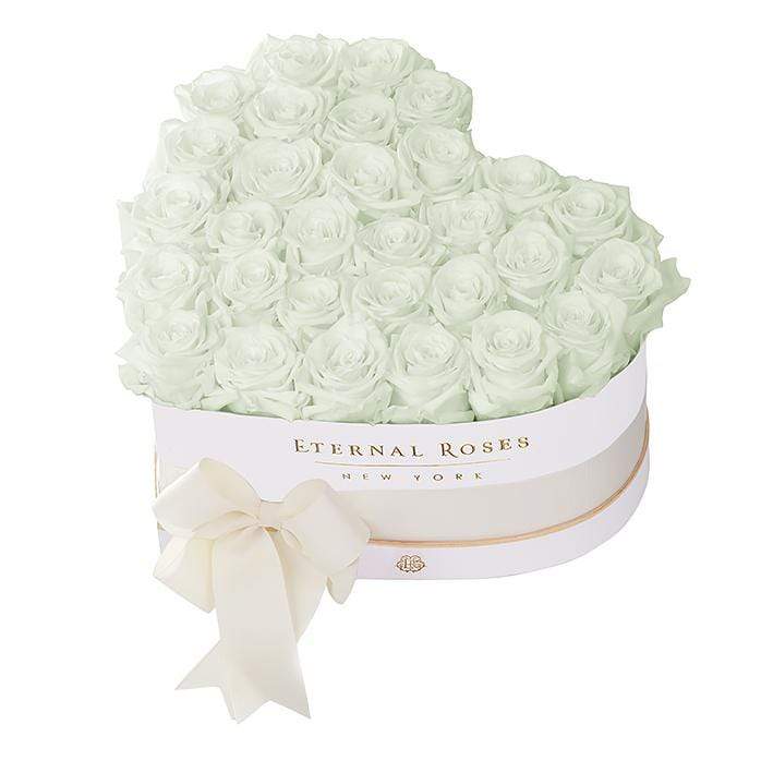 Eternal Roses® Gift Box White / Mint Grand Chelsea Eternal Rose Gift Box