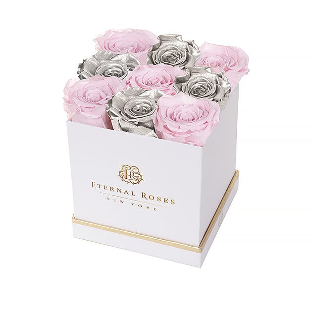 Eternal Roses® Gift Box White / Posh Lennox Large Eternal Rose Gift Box