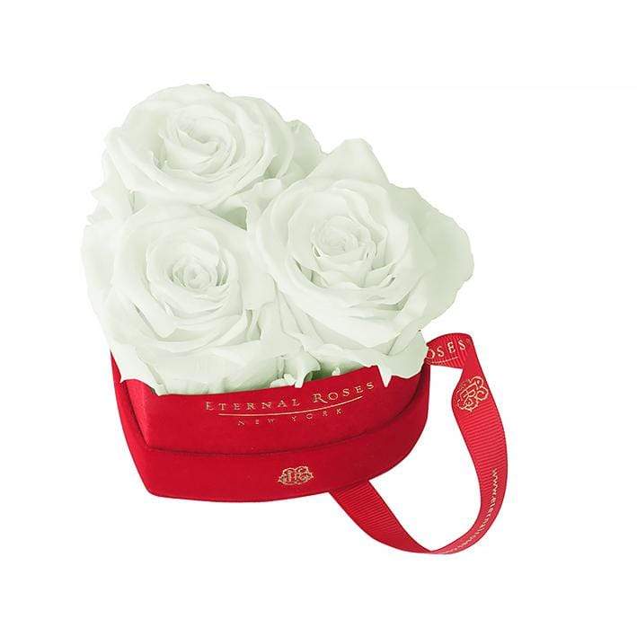 Eternal Roses® Gift Box Mint Mini Chelsea Red Velvet Gift Box - Perfect Birthday Gift