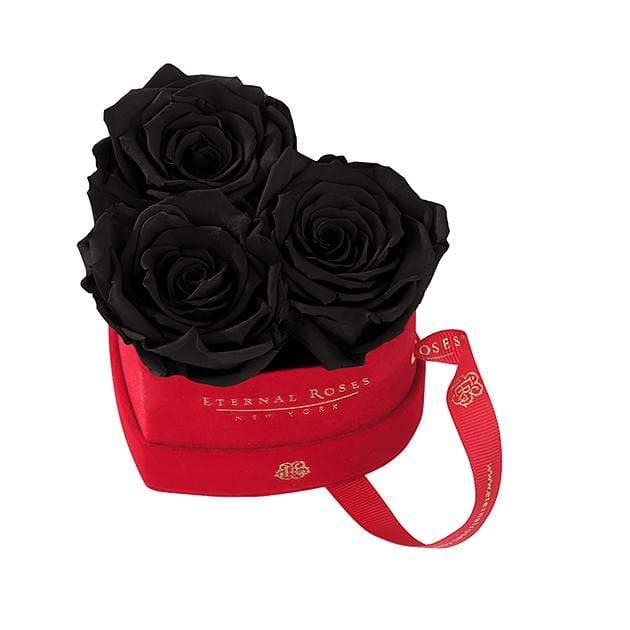 Eternal Roses® Midnight Mini Chelsea Red Velvet Gift Box