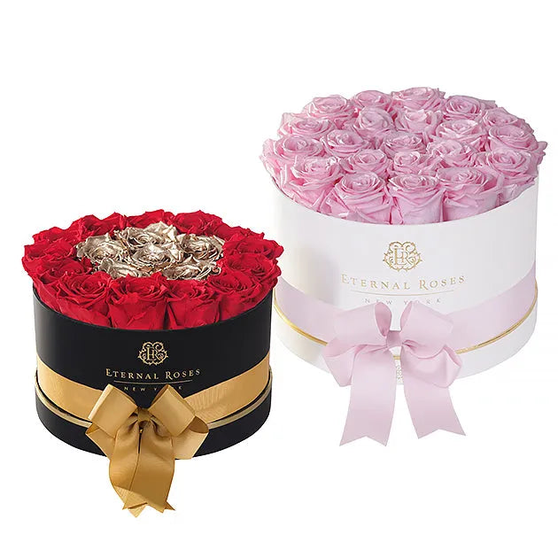 Round Eternal Roses Gift Boxes, Empire Collection