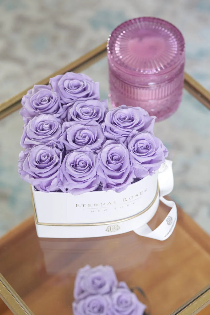 Pink Forever Roses Heart Shape Gift Box – Eternal Roses®