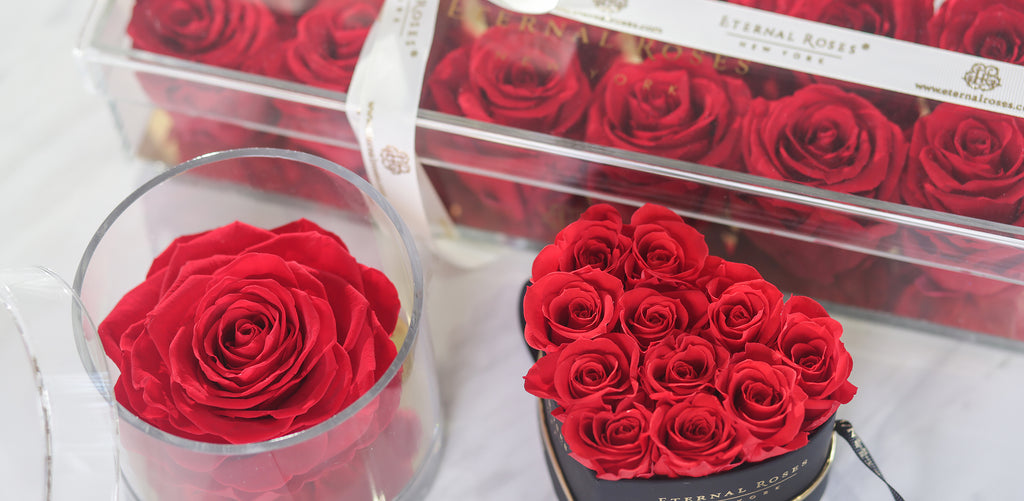 Products showing red roses as the focal point.