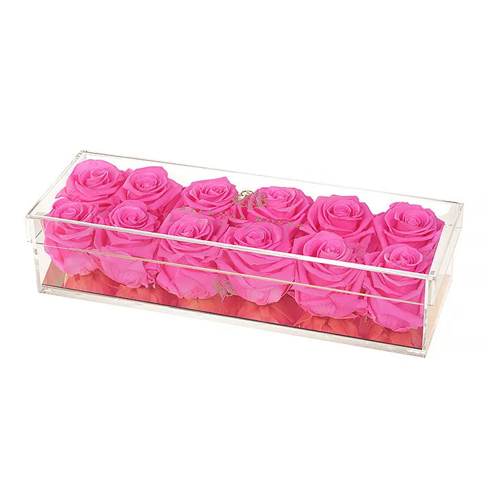 Madison Gold Twelve Roses Gift Box