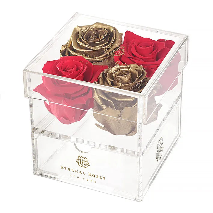 Madison 4 Rose Keepsake Gift Box | Madison Gift Box Four Rose – Eternal ...