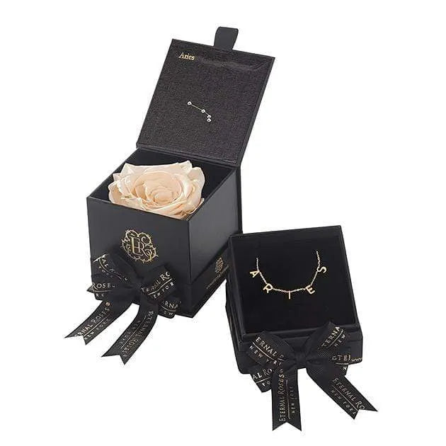 Eternal Roses® Aries Astor Box & Necklace Bundle