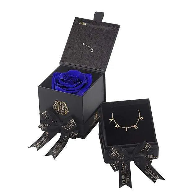 Eternal Roses® Azzure Aries Astor Box & Necklace Bundle