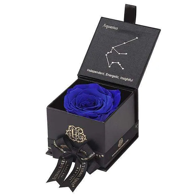 Eternal Roses® Black / Azzure Astor Eternal Rose Gift Box - Aquarius