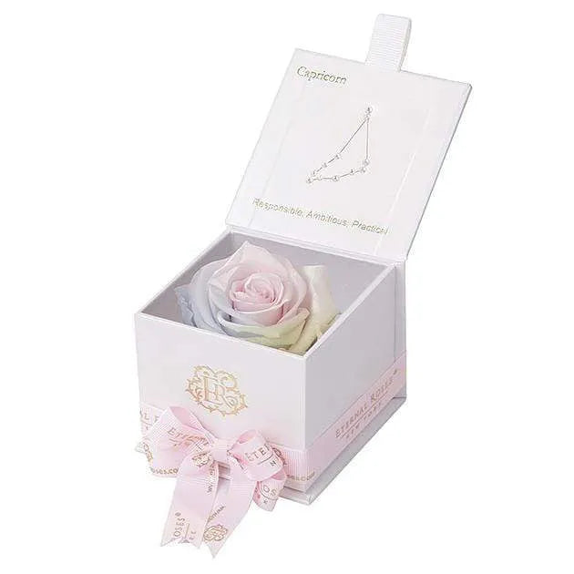 Eternal Roses® White / Aurora Astor Eternal Rose Gift Box - Capricorn