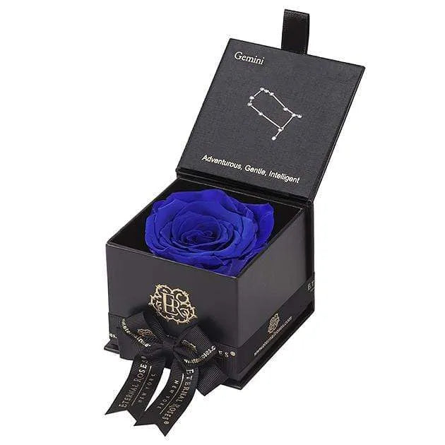 Eternal Roses® Black / Azzure Astor Eternal Rose Gift Box - Gemini