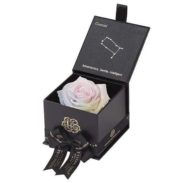 Eternal Roses® Black / Aurora Astor Eternal Rose Gift Box - Gemini