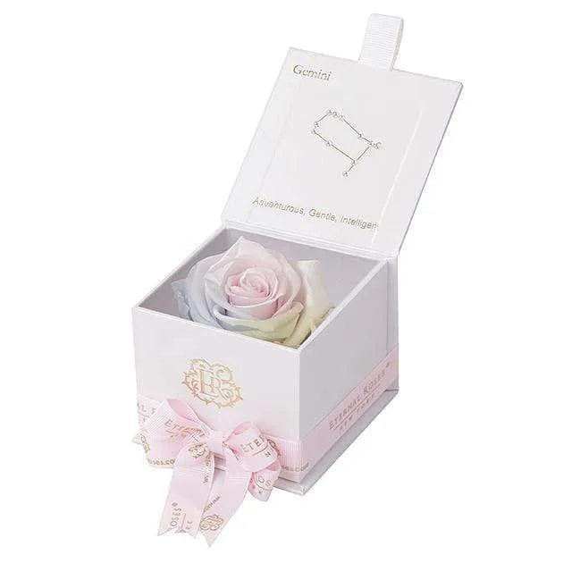 Eternal Roses® White / Aurora Astor Eternal Rose Gift Box - Gemini