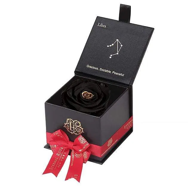Eternal Roses® Black / Starry Night Astor Eternal Rose Gift Box - Libra