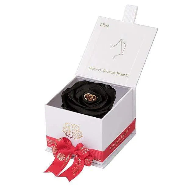 Eternal Roses® White / Starry Night Astor Eternal Rose Gift Box - Libra