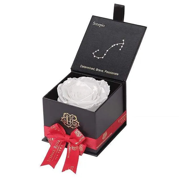 Eternal Roses® Black / Frost Astor Eternal Rose Gift Box - Scorpio
