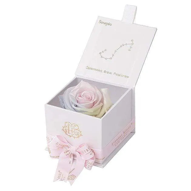 Eternal Roses® White / Aurora Astor Eternal Rose Gift Box - Scorpio