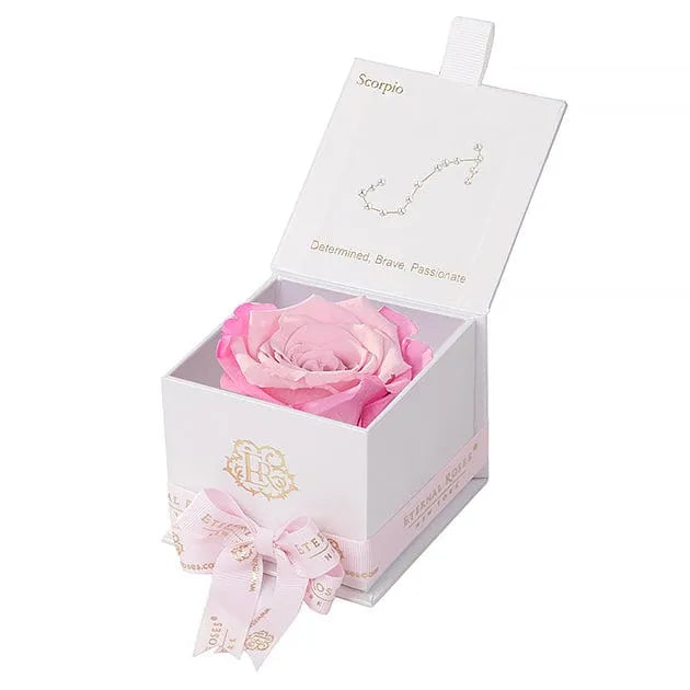 Eternal Roses® Astor Gift Box White / Rossette Astor Eternal Rose Box - Scorpio Gifts