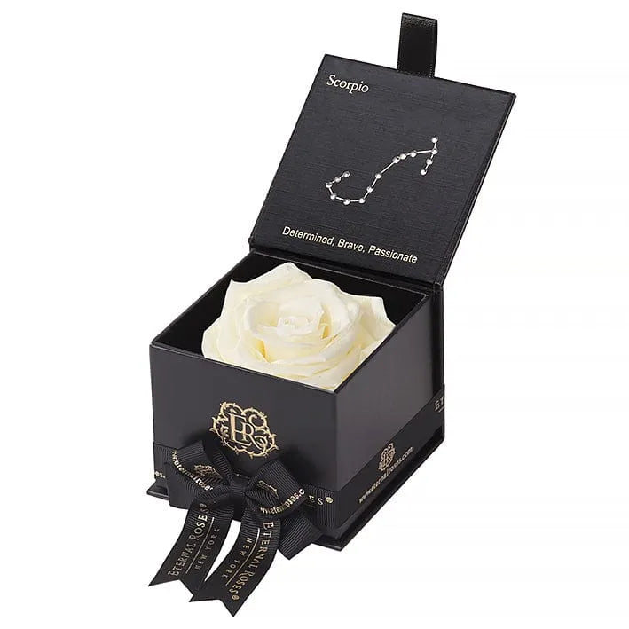 Eternal Roses® Astor Gift Box Black / Canary Astor Eternal Rose Box - Scorpio Gifts