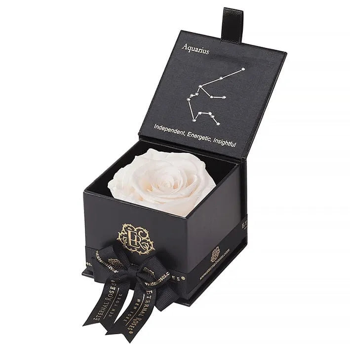 Eternal Roses® Astor Gift Box Black / Mimosa Astor Eternal Rose Gift Box - Aquarius