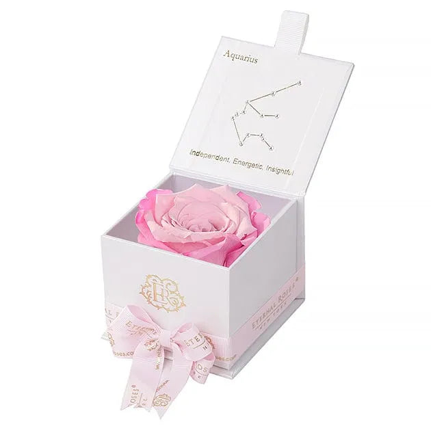 Eternal Roses® Astor Gift Box White / Rossette Astor Eternal Rose Gift Box - Aquarius