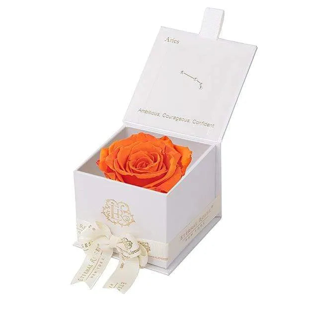 Eternal Roses® Astor Gift Box White / Sunset Astor Eternal Rose Gift Box - Aries