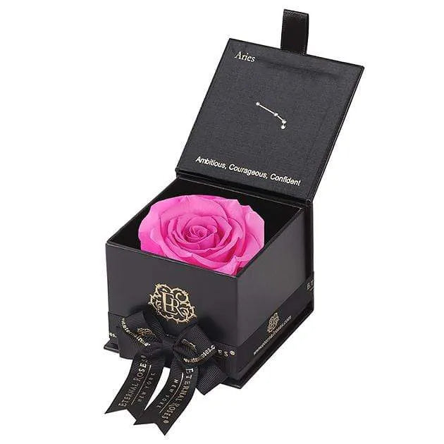 Eternal Roses® Astor Gift Box Black / Hot Pink Astor Eternal Rose Gift Box - Aries