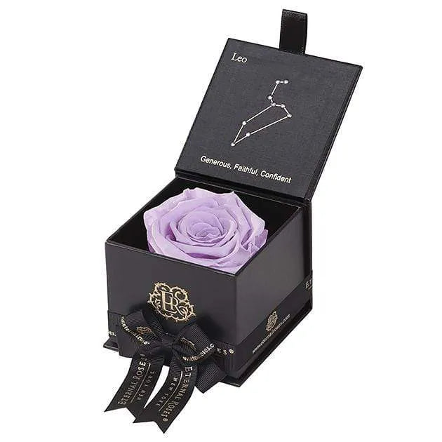 Eternal Roses® Astor Gift Box Black / Lilac Astor Eternal Rose Gift Box - Leo