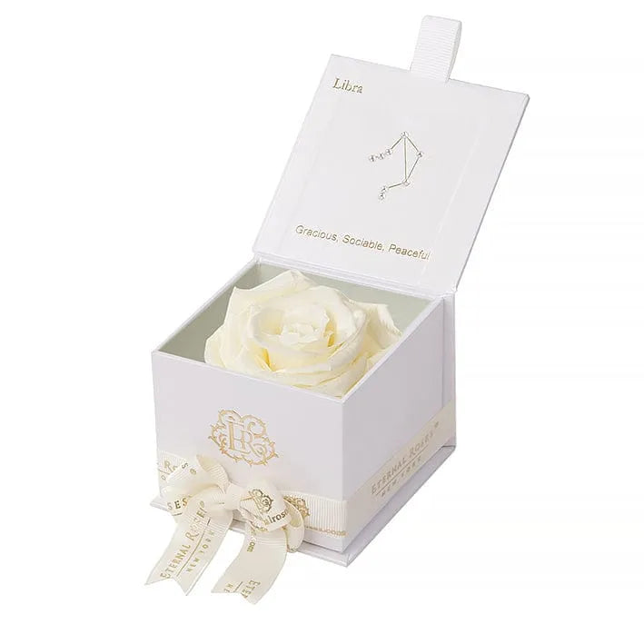 Eternal Roses® Astor Gift Box White / Canary Astor Eternal Rose Gift Box - Libra