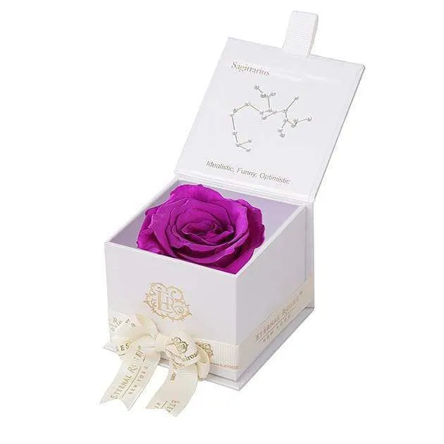 Eternal Roses® Astor Gift Box White / Orchid Astor Eternal Rose Gift Box - Sagittarius
