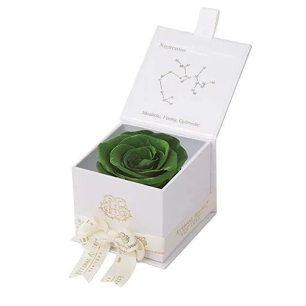 Eternal Roses® Astor Gift Box White / Wintergreen Astor Eternal Rose Gift Box - Sagittarius