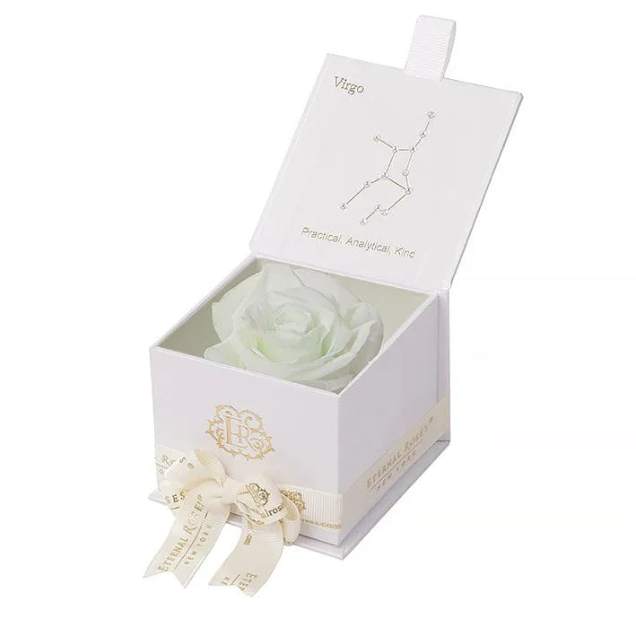 Eternal Roses® Astor Gift Box White / Mint Astor Eternal Rose Gift Box - Virgo