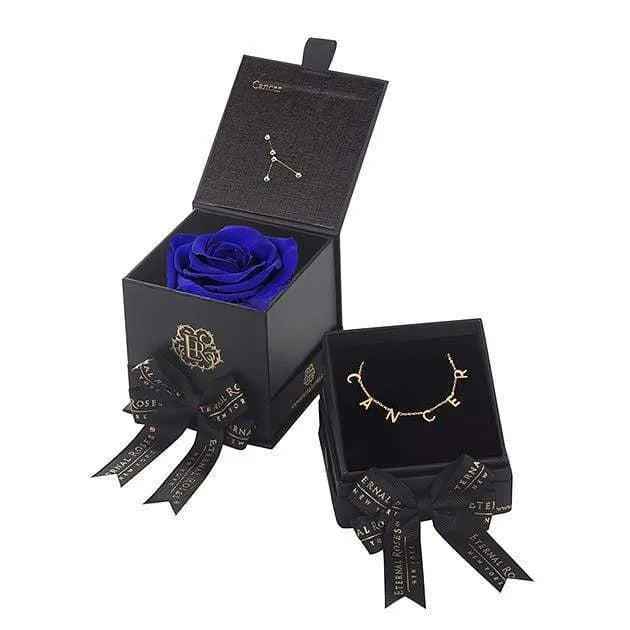 Eternal Roses® Astor Gift Box Azzure Cancer Astor Box & Necklace Bundle