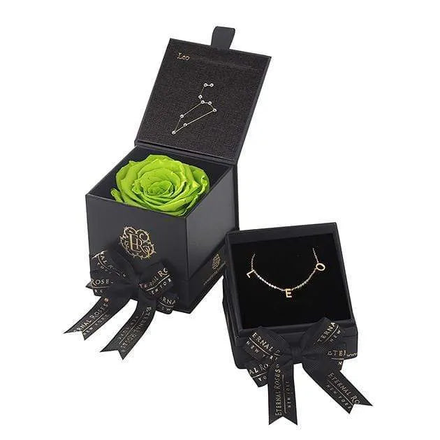 Eternal Roses® Astor Gift Box Mojito Leo Astor Box & Necklace Bundle
