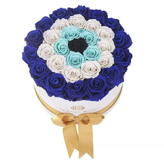 Eternal Roses® Centerpiece Empire Gift Box Large in Evil Eye