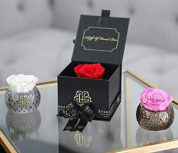 Eternal Roses® Centerpiece Mini Soho Steel Eternal Luxury Rose