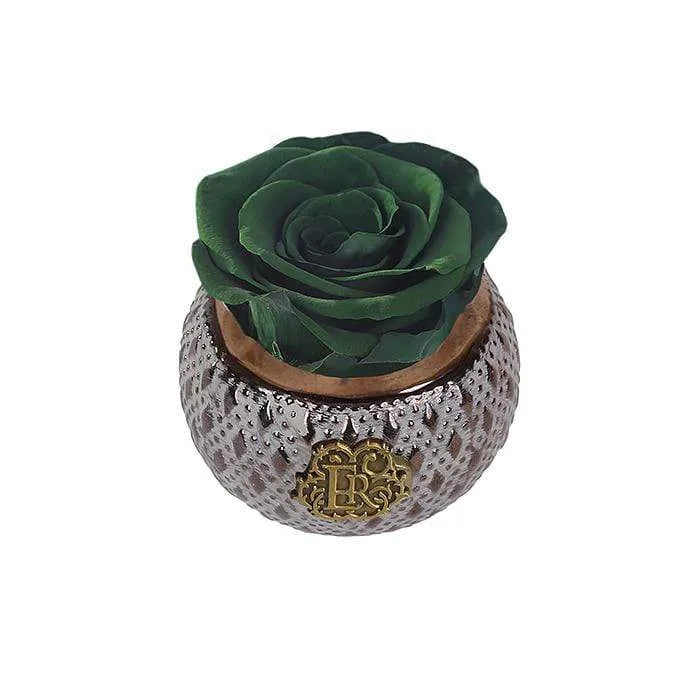 Eternal Roses® Centerpiece Wintergreen Mini Soho Steel Eternal Luxury Rose
