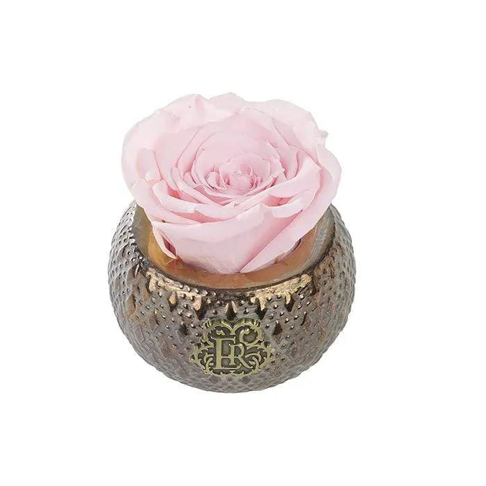 Eternal Roses® Centerpiece Blush Mini Soho Steel Eternal Luxury Rose