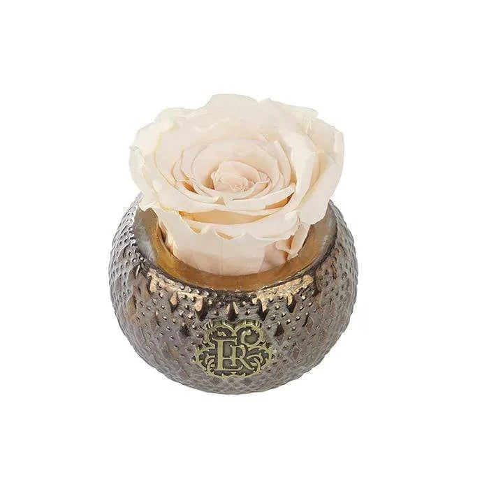 Eternal Roses® Centerpiece Champagne Mini Soho Steel Eternal Luxury Rose