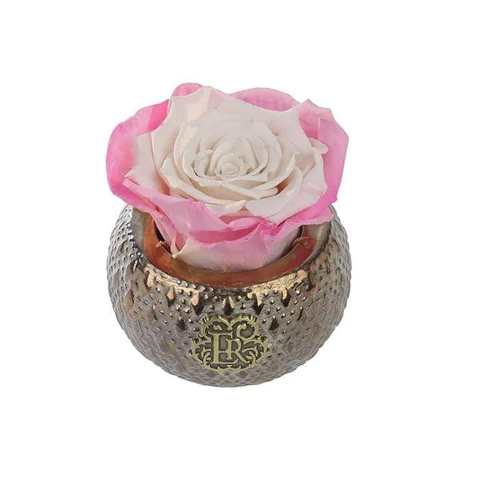Eternal Roses® Centerpiece Sweet Pink Mini Soho Steel Eternal Luxury Rose