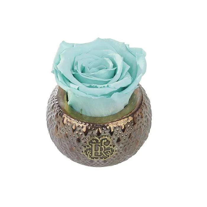 Eternal Roses® Centerpiece Tiffany Blue Mini Soho Steel Eternal Luxury Rose