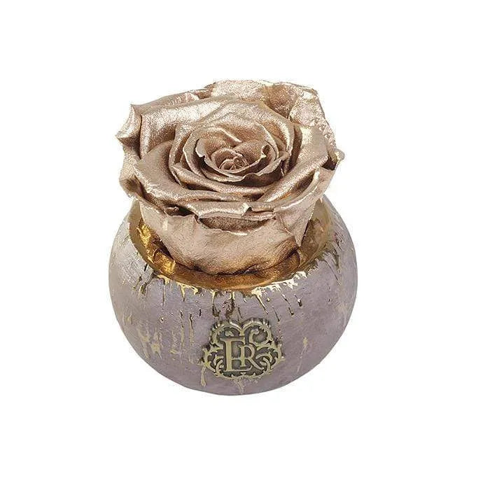 Eternal Roses® Centerpiece Gold Mini Tiffany Eternal Luxury Rose