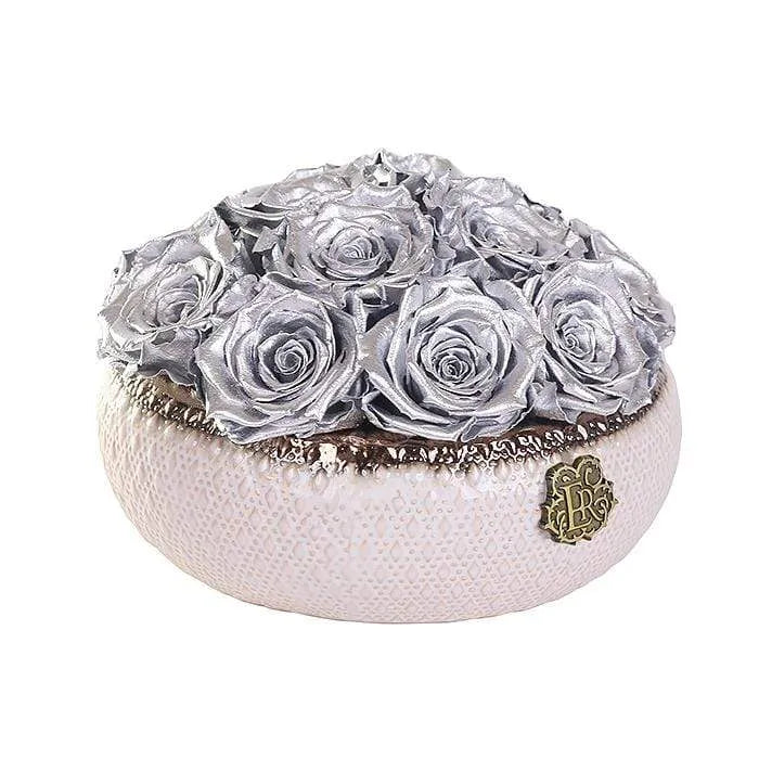 Eternal Roses® Centerpiece Small / Silver Soho CLASSIC Eternal Roses Arrangement